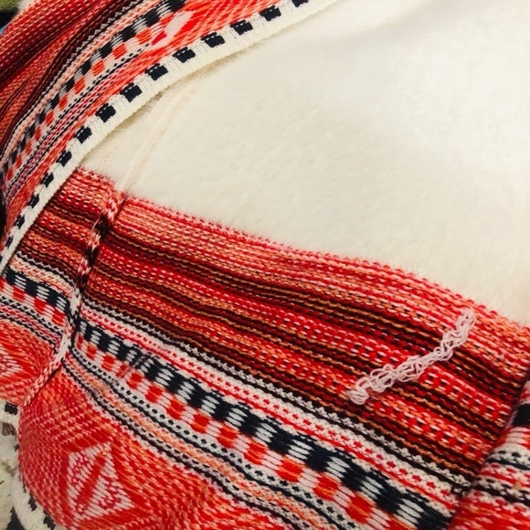RARE MAXSPORT Tribal Aztec Long Cardigan Bohemian Boho Fringe Size M‎ $298 - Picture 13 of 16